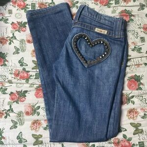 Frankie B. Blue Jeans. Size 4 (runs small)